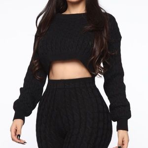 Fashion nova set black size L